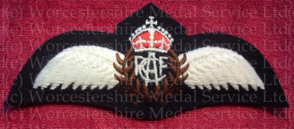 Worcestershire Medal Service: Royal Canadian Air Force Pilots Wings KC