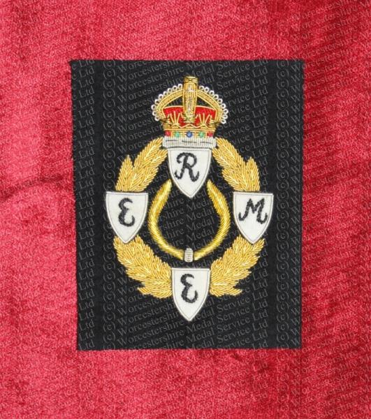 Worcestershire Medal Service: REME 1st type Blazer badge