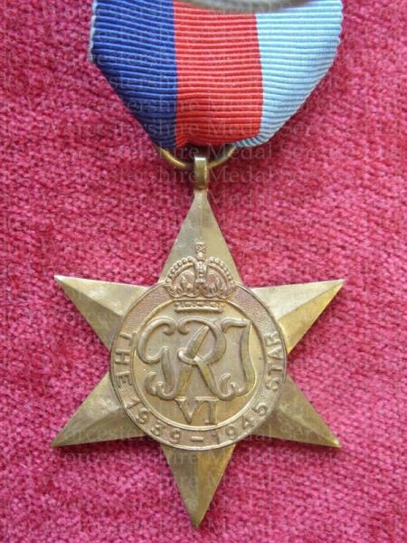 Worcestershire Medal Service: 1939-45 Star (original)