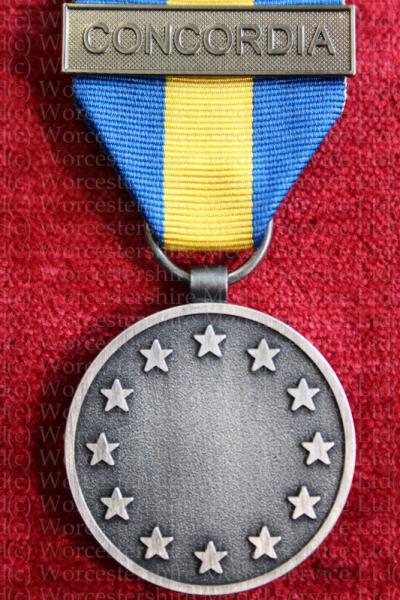 Worcestershire Medal Service: EU - ESDP Medal with Concordia clasp