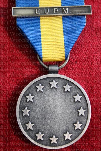 Worcestershire Medal Service: EU - ESDP Medal with EUPM clasp
