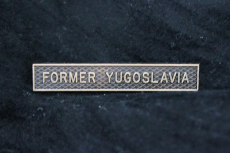 Worcestershire Medal Service: NATO Clasp - Former Yugoslavia