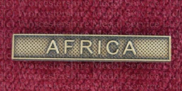 Worcestershire Medal Service: NATO Clasp - Africa