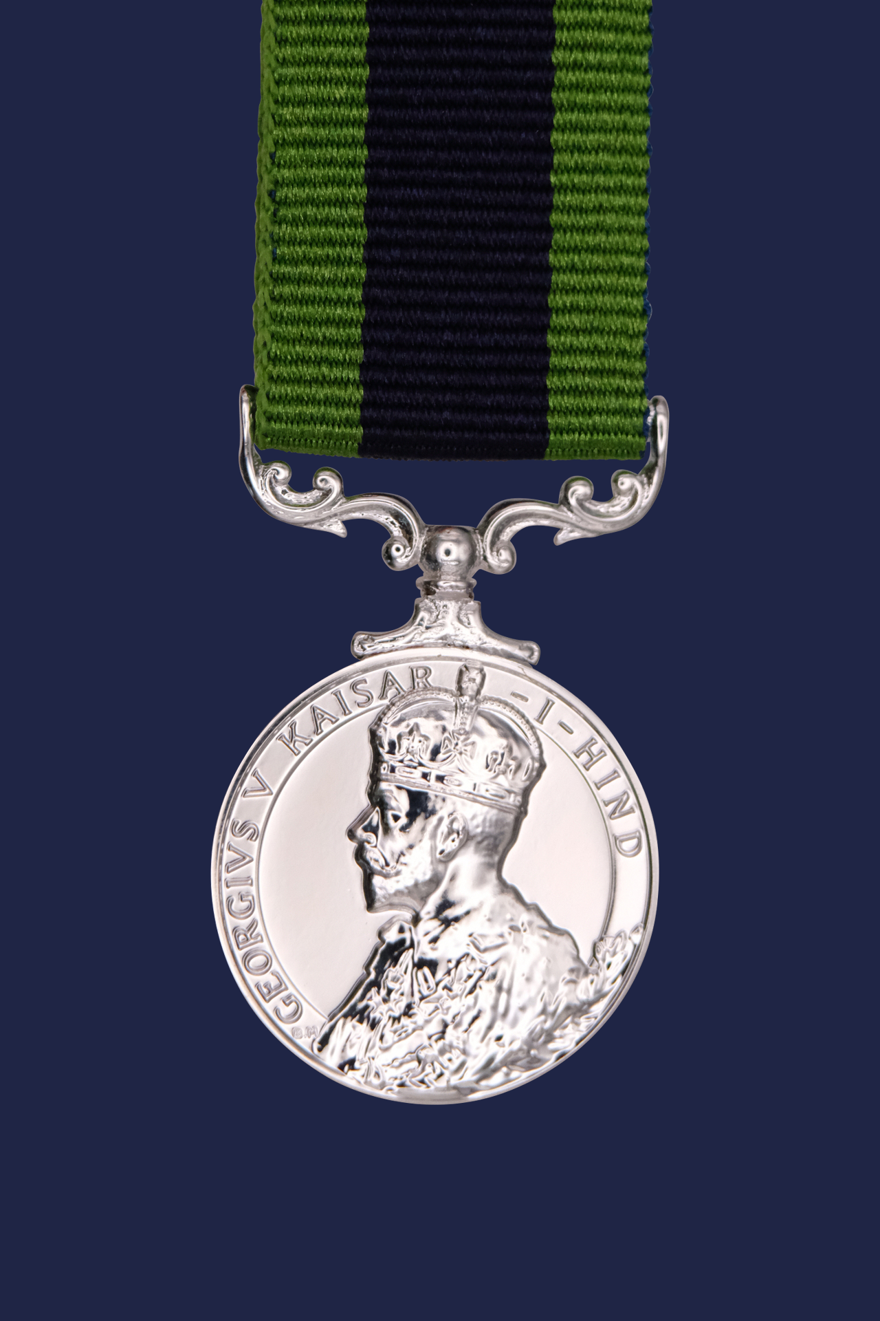 India General Service Medal 1908-35 (GV Kaiser i  Hind) Miniature Medal