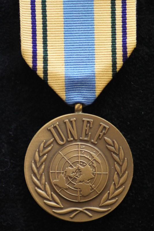 Worcestershire Medal Service: UN - UNEF 1 (Egypt, Israel) 1956-67