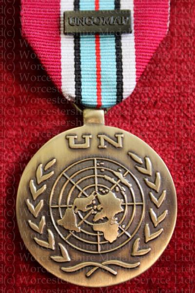 Worcestershire Medal Service: UN - Afganistan UNDOF (clasp UNGOMAP)