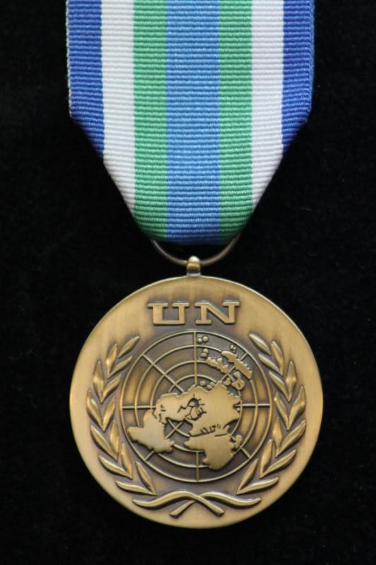 Worcestershire Medal Service: UN - Sierra Leone (UNOMSIL)