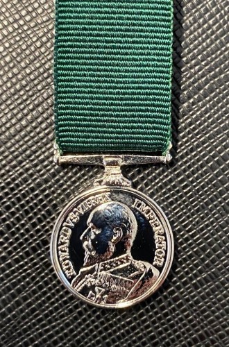 Worcestershire Medal Service: Volunteer Long Service Medal EVII