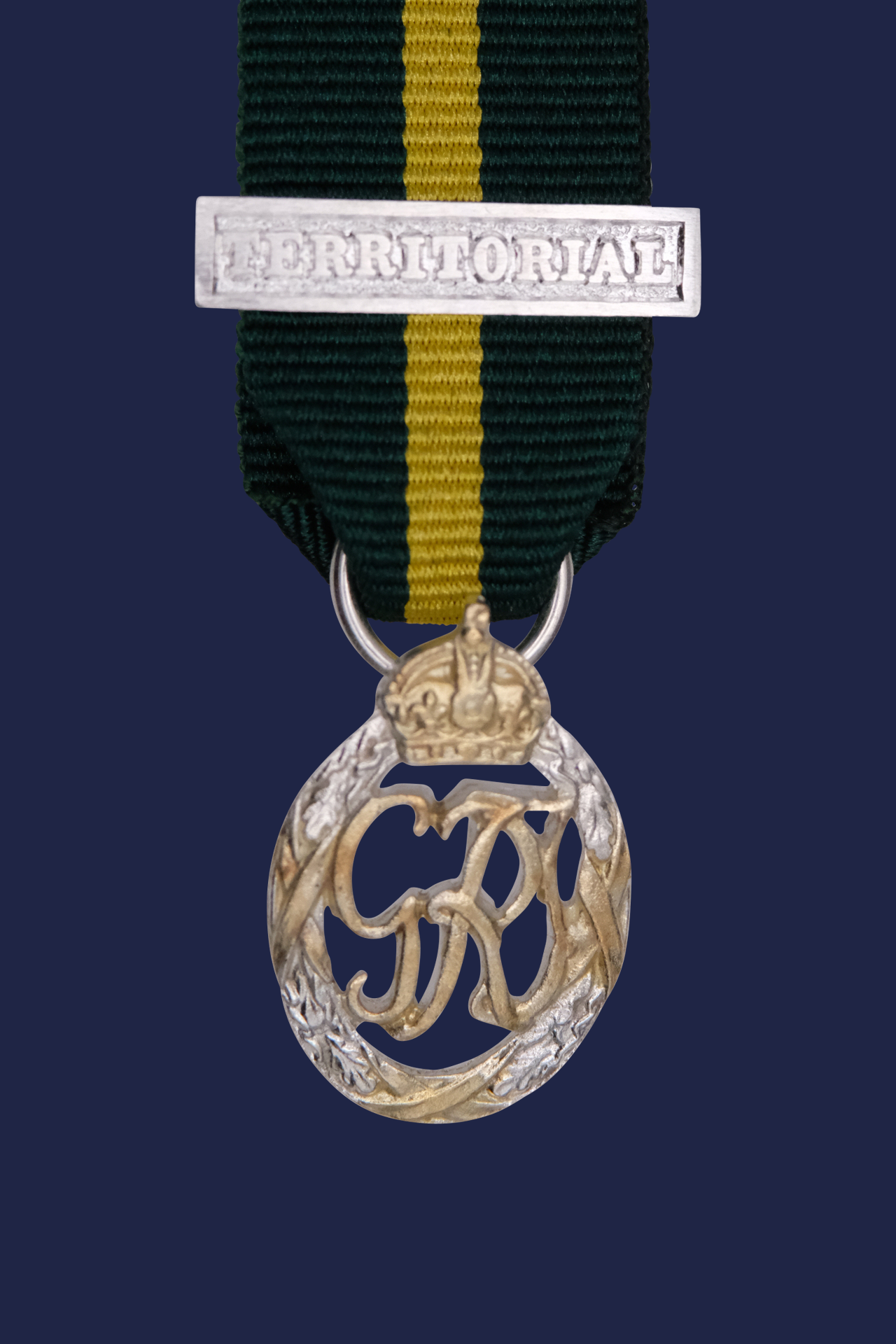 Territorial Decoration GVI Miniature Medal