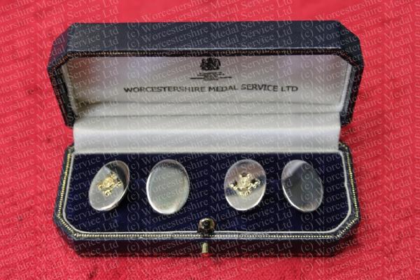 Worcestershire Medal Service: OBE cufflink (chain)