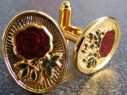Worcestershire Medal Service: Rose Croix Cufflinks
