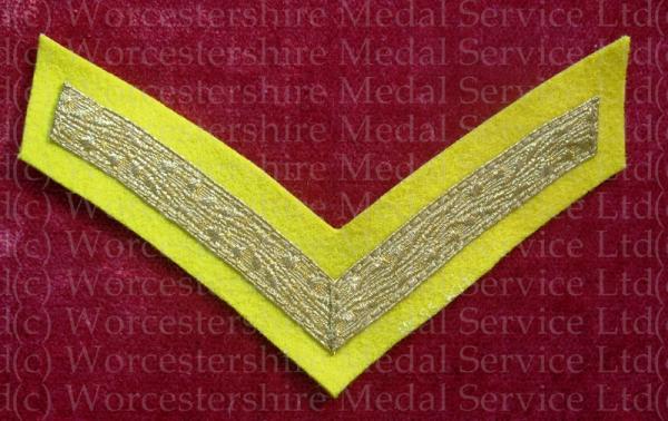 Worcestershire Medal Service: One Stripe (Yellow Scots DG)