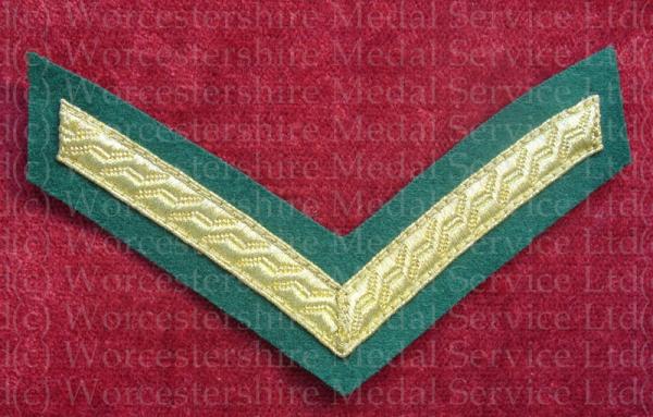 Worcestershire Medal Service: One Stripe (Green)