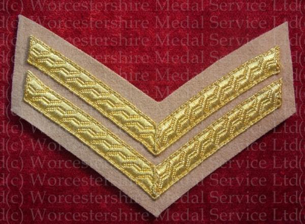 Worcestershire Medal Service: Two Stripes (Buff)