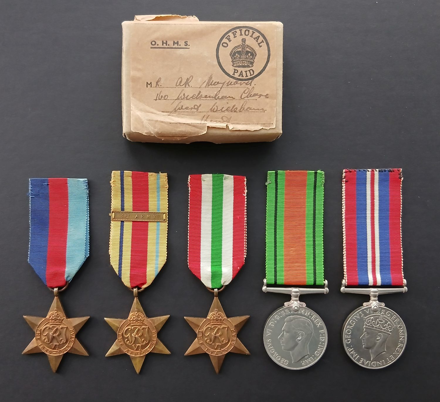 WW2 gp 5 1st Army - Maynard