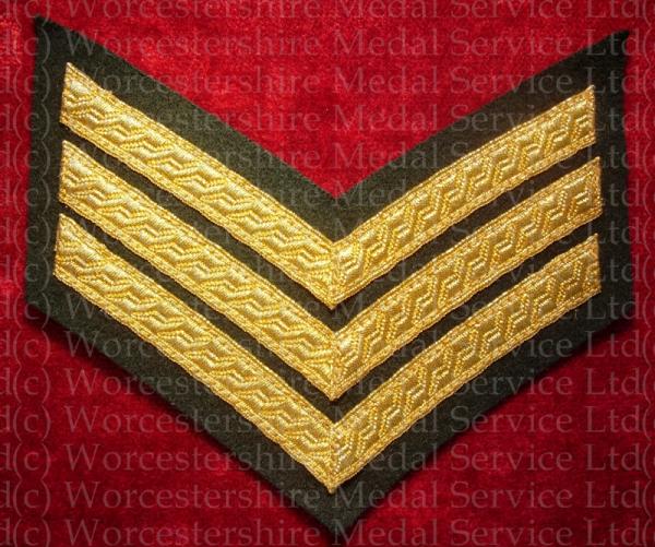 Worcestershire Medal Service: Three Stripes (Dark Green)