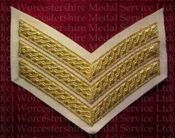 Worcestershire Medal Service: Three Stripes (Primrose)