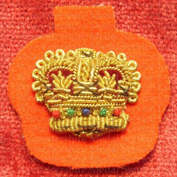 Worcestershire Medal Service: Crown 5/8'' (Red)