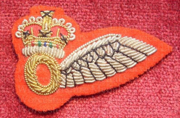 Worcestershire Medal Service: Observer Wings on Scarlet