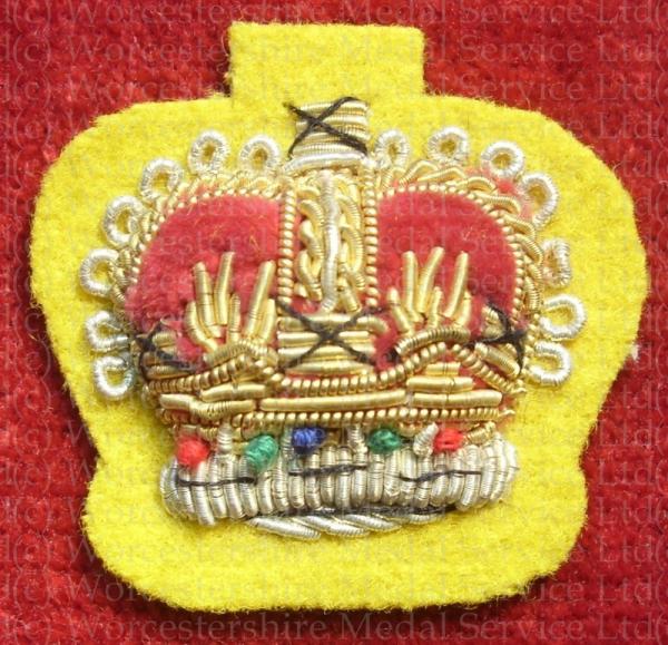 Worcestershire Medal Service: Crown ?'' - S/Sgt (Yellow)