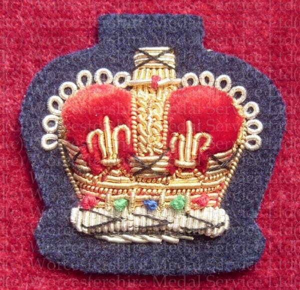 Worcestershire Medal Service: Crown 1'' - WO2 (Navy)
