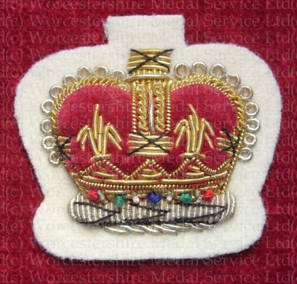 Worcestershire Medal Service: Crown 1'' - WO2 (White)