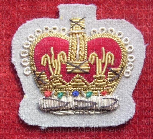 Worcestershire Medal Service: Crown 1'' - WO2 (Grebe Grey))