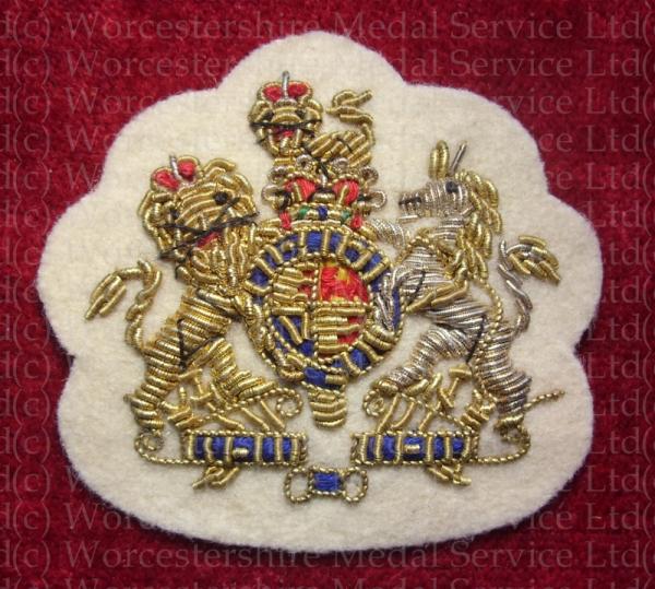 Worcestershire Medal Service: WO1 Royal Arms (White)