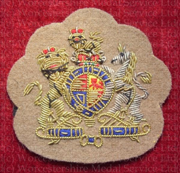 Worcestershire Medal Service: WO1 Royal Arms (Buff)