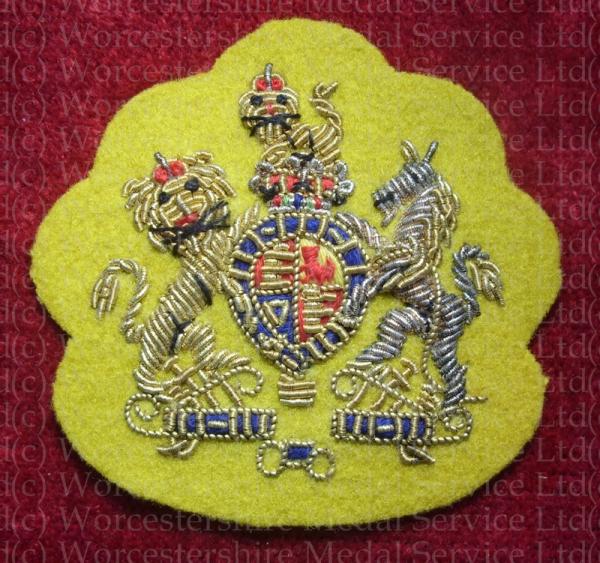 Worcestershire Medal Service: WO1 Royal Arms (Cavalry Yellow)