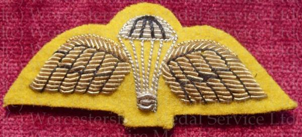 Worcestershire Medal Service: Para Wings (Cavalry Yellow)