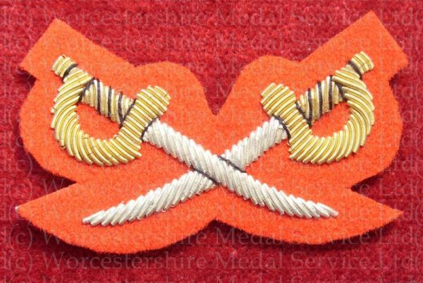 Worcestershire Medal Service: Crossed Swords (Red)