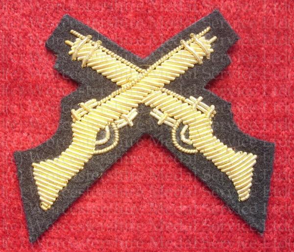 Worcestershire Medal Service: Crossed Rifles (Black)