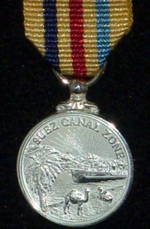 Suez Canal Full Size Medal Ribbon 