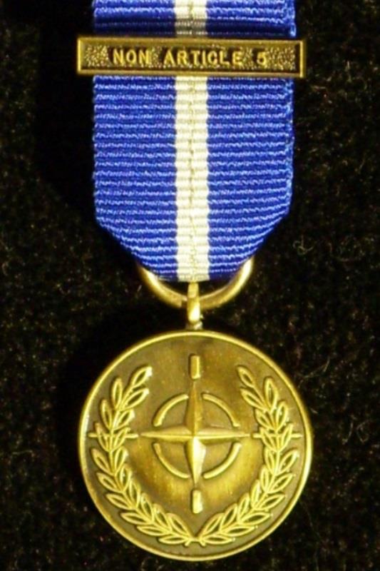 NATO - Non Article 5 Miniature Medal