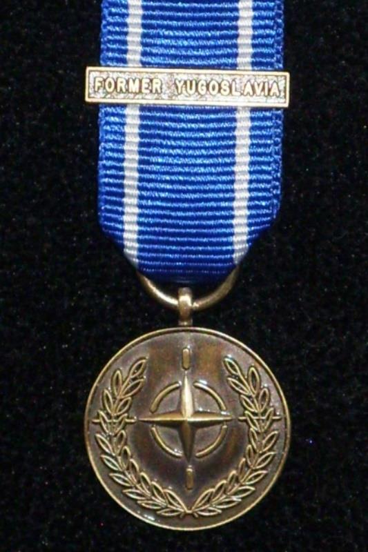 NATO - Former Yugoslavia Miniature Medal