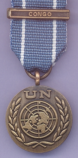 UN - Congo (ONUC 1) with Clasp Congo Miniature Medal
