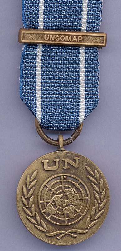 UN - Afgh, Pakistan UNIFIL (clasp OSGAP) Miniature Medal
