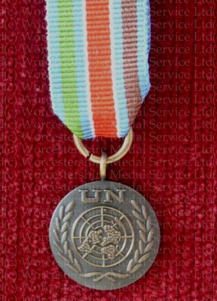 UN - Bosnia (UNPROFOR) Croatia (UNCRO) Miniature Medal