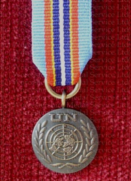 UN - Cambodia (UNAMIC) Miniature Medal