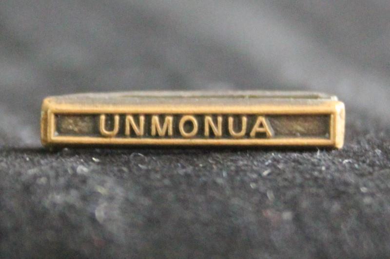 Worcestershire Medal Service: UN Clasp - UNMONUA