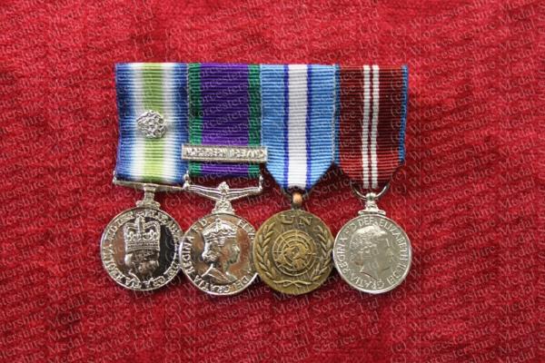 Worcestershire Medal Service: Miniature - Ordinary Mount
