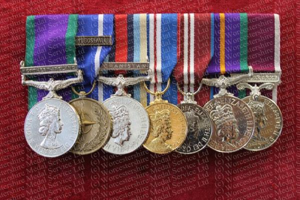 Worcestershire Medal Service: Full Size - Court Style Mount