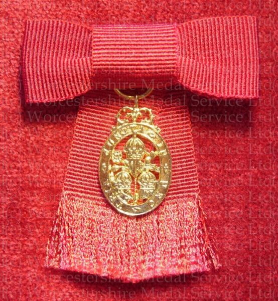 Worcestershire Medal Service: Ladies Bow - Miniature with Tails