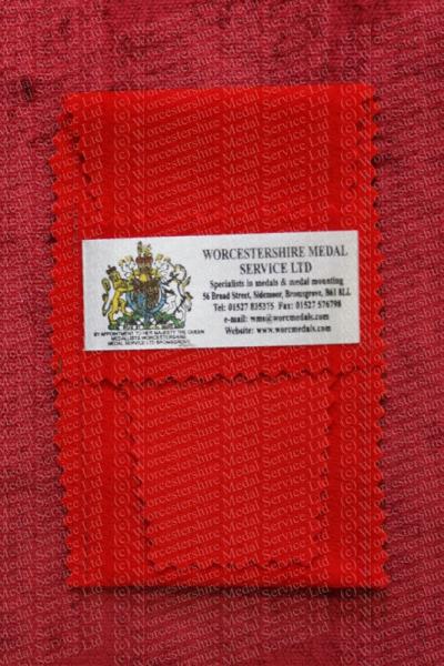Worcestershire Medal Service: Soft Suedette Wallet for single full size medal