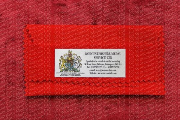 Worcestershire Medal Service: Soft Suedette Wallets for 4-6 miniature medals