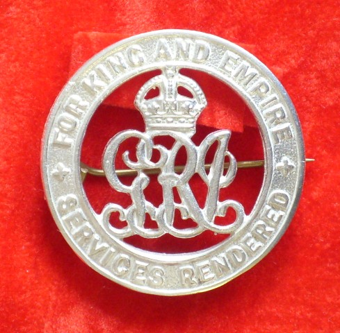 Worcestershire Medal Service: War Badge WWI