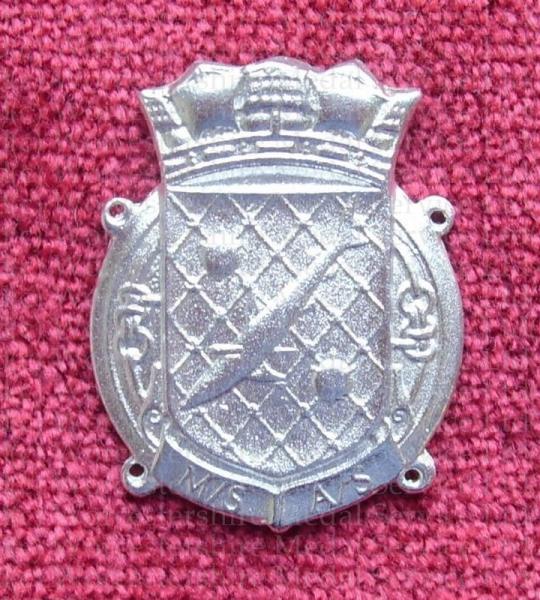 Worcestershire Medal Service: Minesweeping Badge