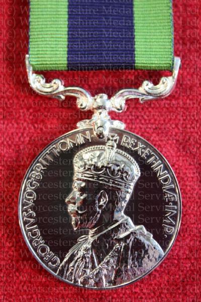 Worcestershire Medal Service: India General Service Medal 1908-35 (GV Indiae Imp)