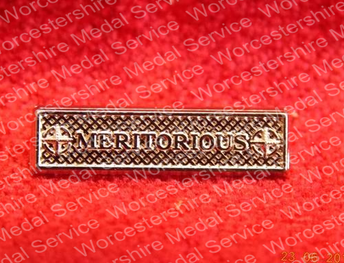 Worcestershire Medal Service: NATO Clasp - Meritorious